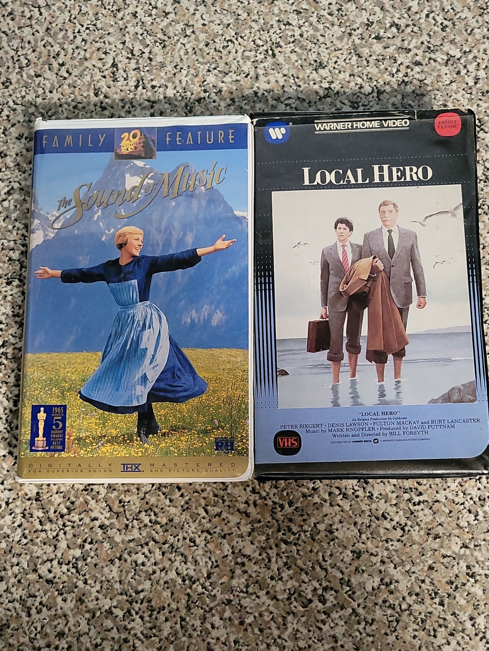 The Sound of Music & Local Hero VHS Set - Blue, Black